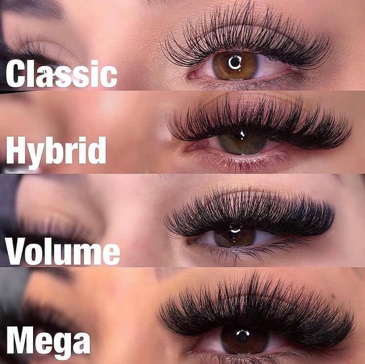 What S The Difference Between Classic Volume Hybrid And Mega Volume Eyelash Extensions